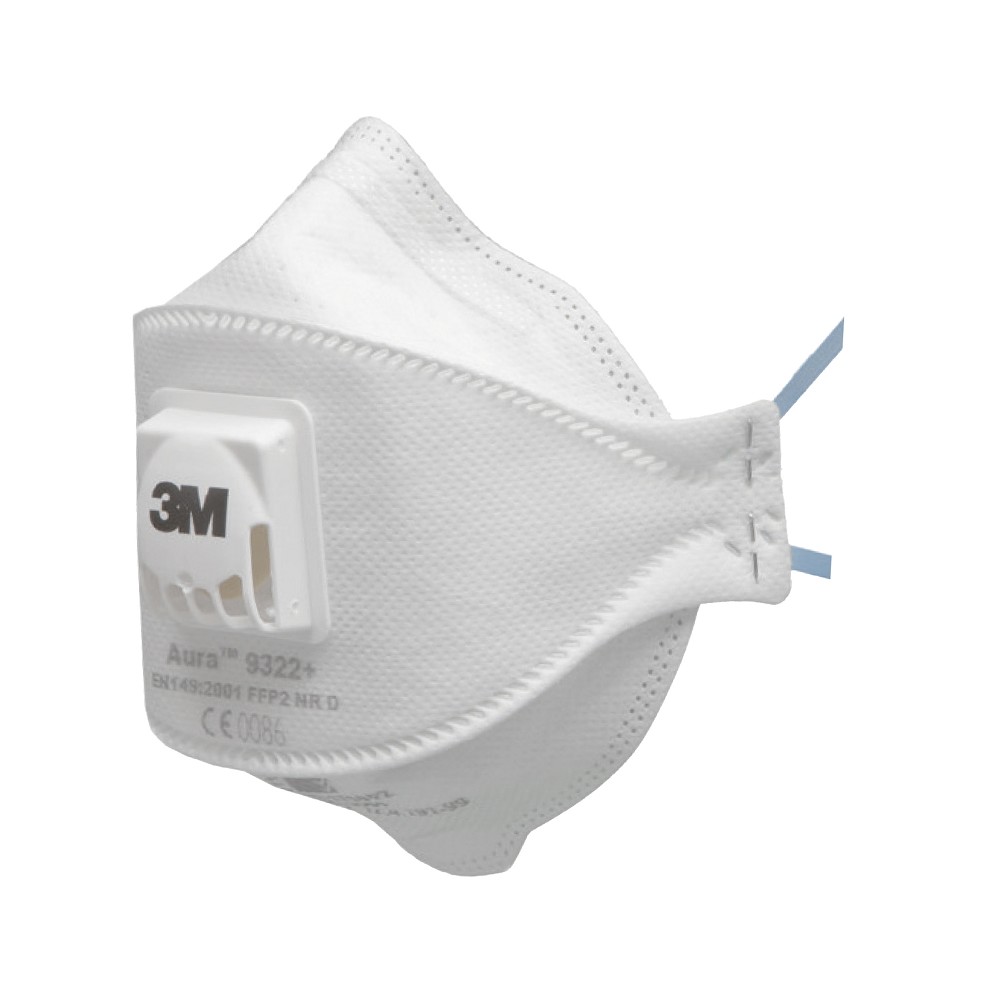 3M Respiratore Serie AURA 9300+ Pieghevole (Comfort)